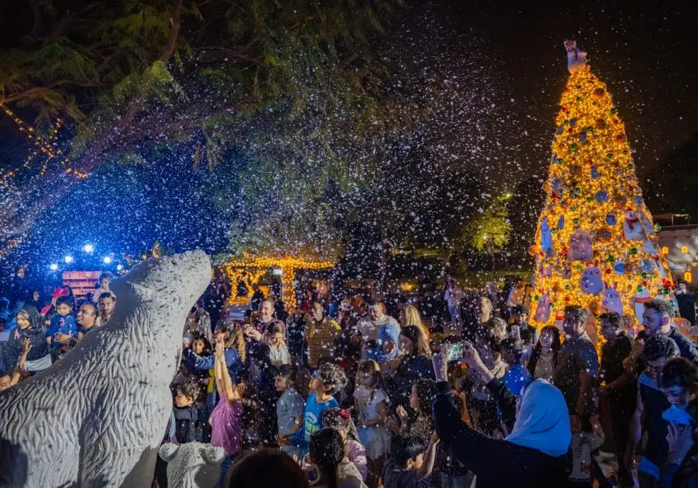 Winter destination public event